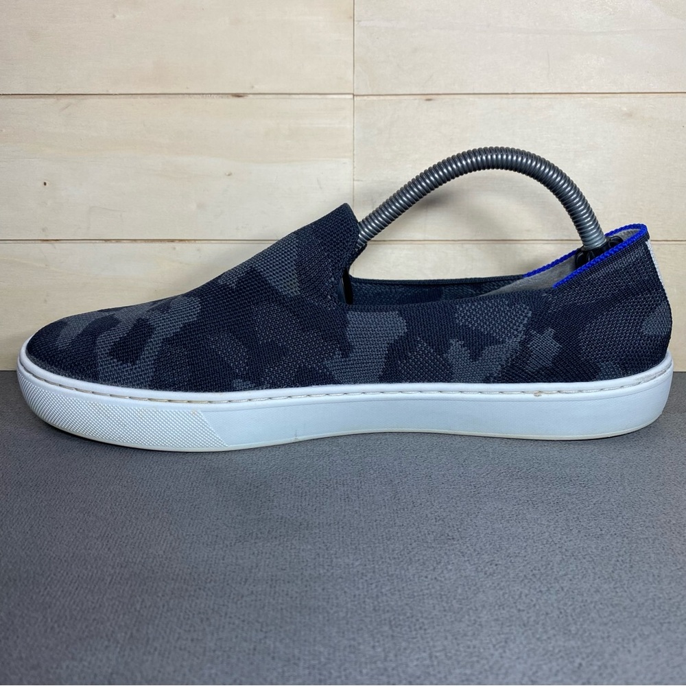 Rothy's The Original Slip-Ons Grey Camo Women's Size 11 Shoes Knit Sneakers - Picture 2 of 11